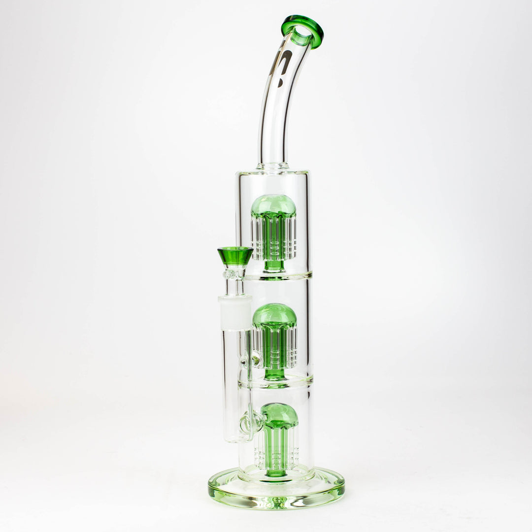 16" Infyniti Triple tree arms percolator glass Water Pipes-Gr_0