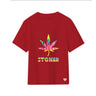 Red Polyester Short Sleeve Tee - 6 Pack Assorted Sizes