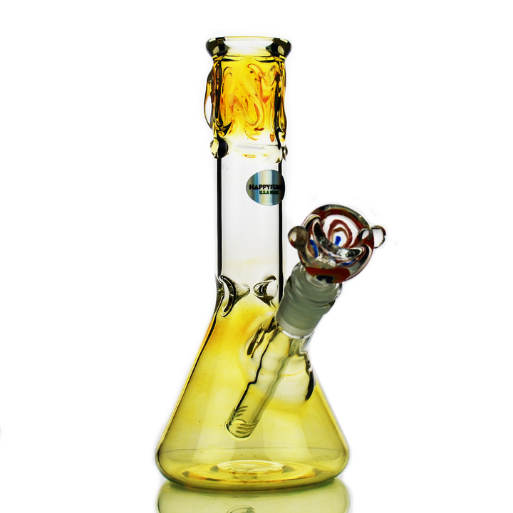 8 Inch Fumed Glass Beaker Water Pipe