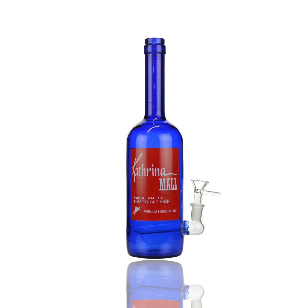 12in Wine Bottle Bong with 14mm Male Bowl