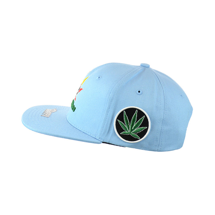 Embroidered Good Vibes Cotton Snapback Hat