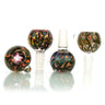 14mm Gold Fume Line Art Glass Bowl