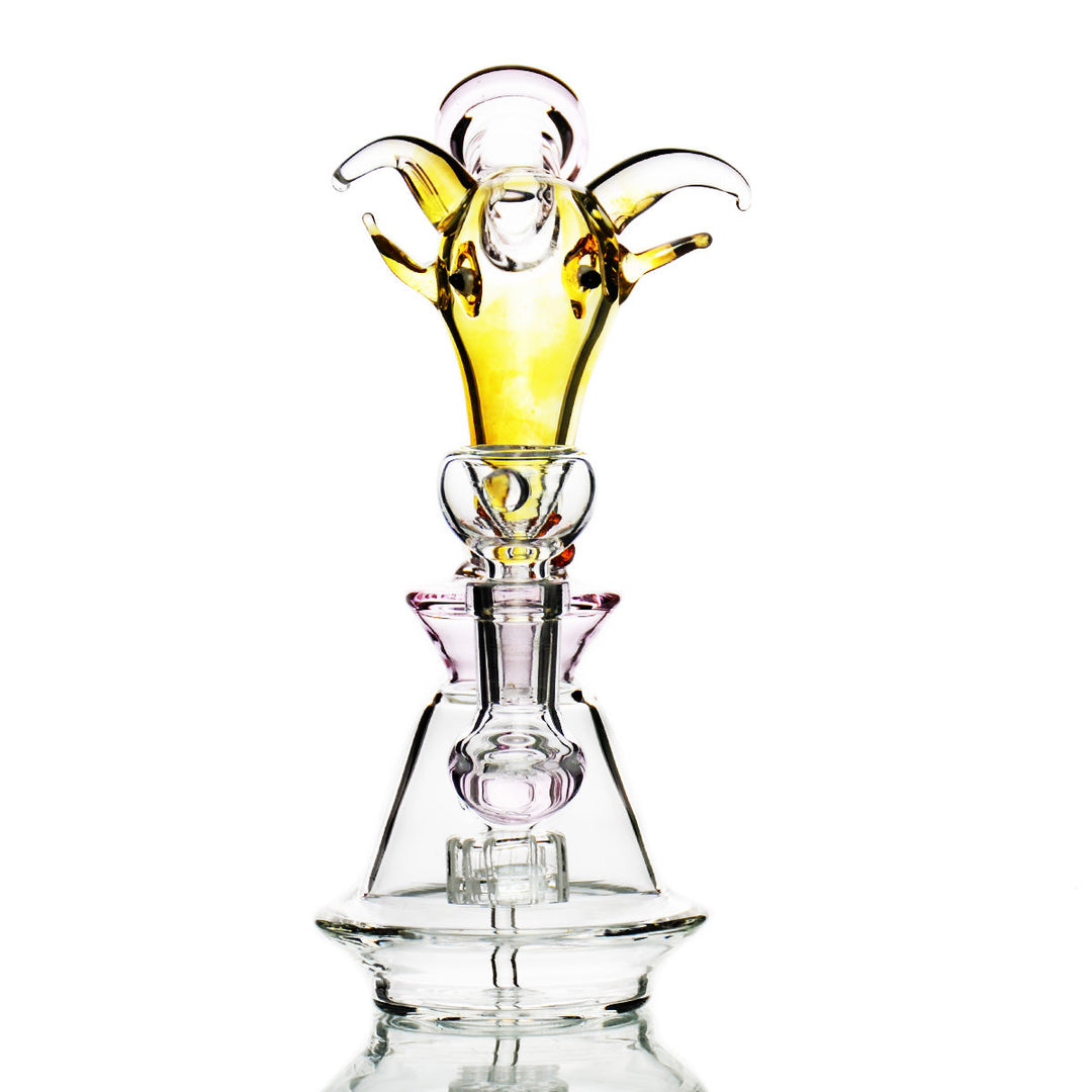 8 Inch Fume Glass Bull Head Water Pipe