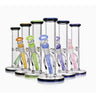 9mm Glass Straight Tube Water Pipe with Thick Borosilicate Construction