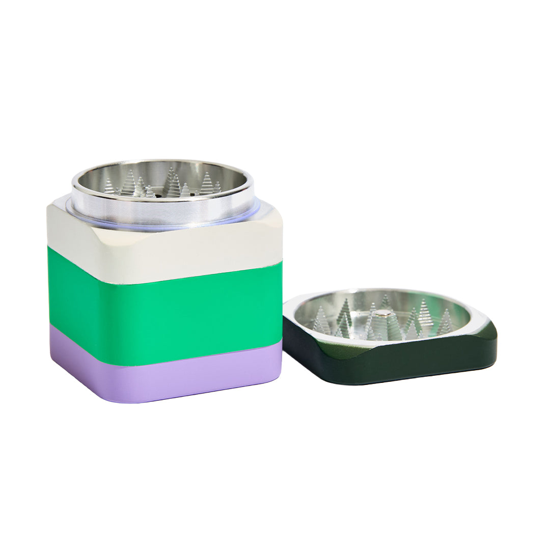 Edie Parker Rubberized Colorblock Grinder