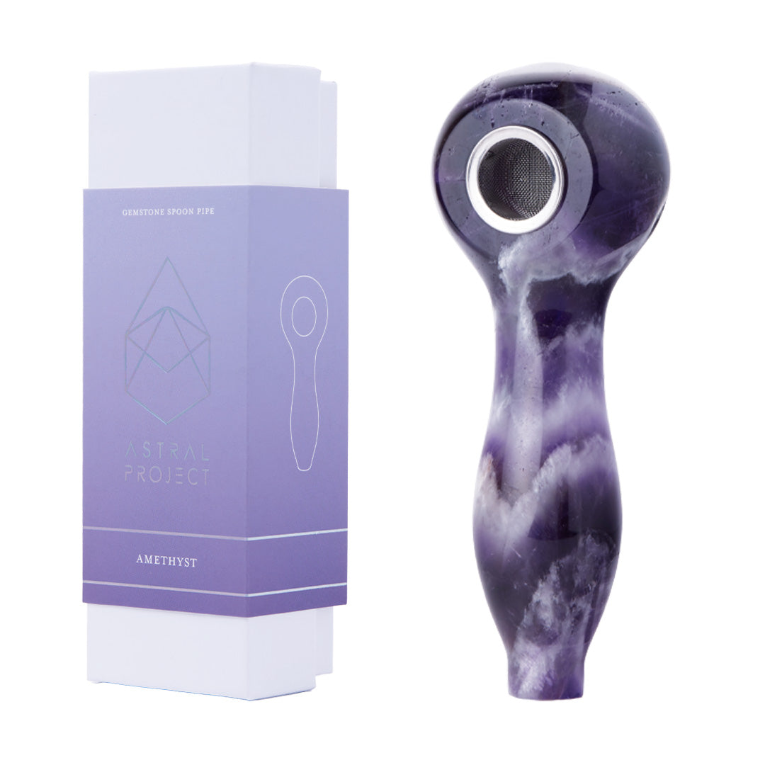 Authentic Gemstone Spoon Pipes