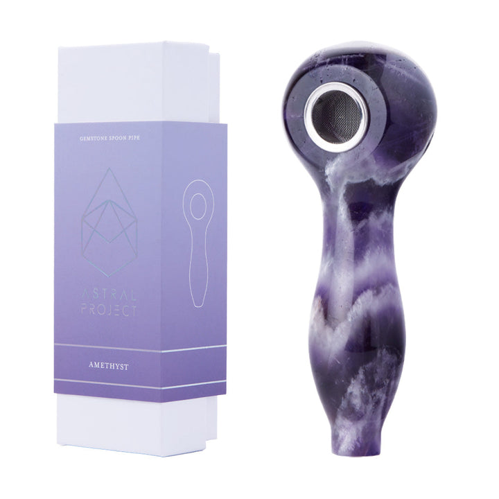 Authentic Gemstone Spoon Pipes