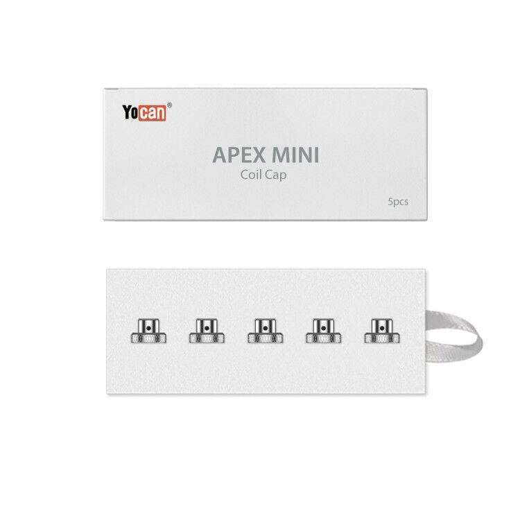 Yocan Apex Mini Vaporizer Replacement Coil Caps (5-Pack)