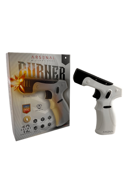 Compact Handgun Style Butane Torch Lighter