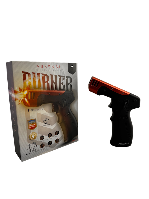 Compact Handgun Style Butane Torch Lighter