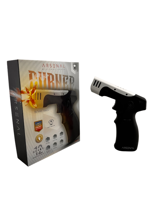 Compact Handgun Style Butane Torch Lighter