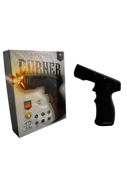 Compact Handgun Style Butane Torch Lighter