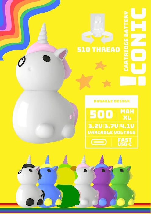 Unicorn 510 Cartridge Vape Battery