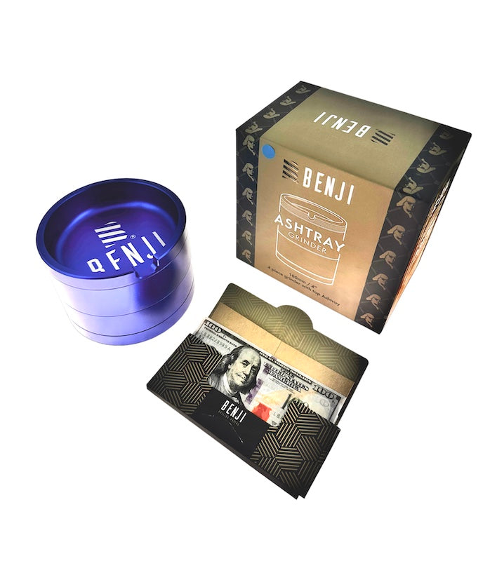 Benji XL 4-Inch Grinder with Integrated Ashtray