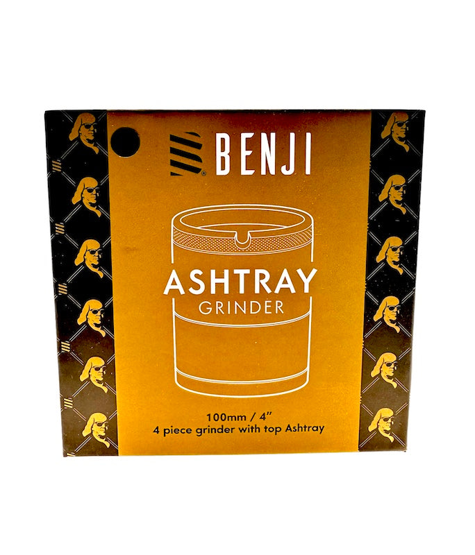 Benji XL 4-Inch Grinder with Integrated Ashtray