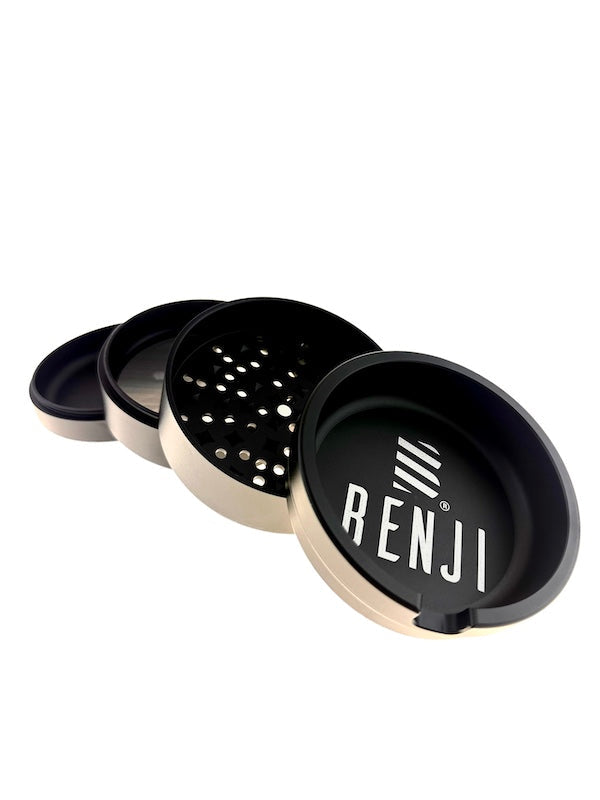 Benji XL 4-Inch Grinder with Integrated Ashtray