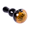 Textured Grip Bubble Body Glass Hand Pipe