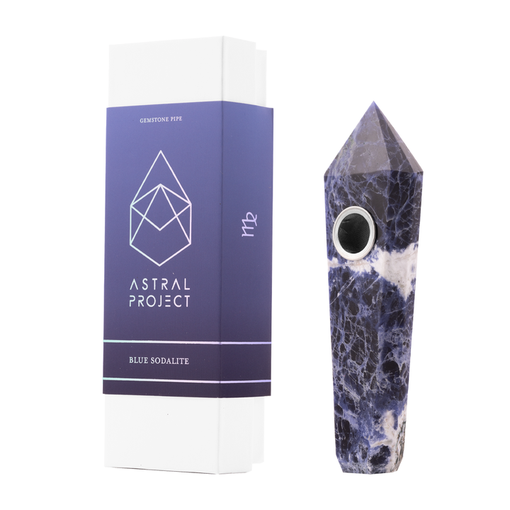 Astral Project 4.25 Inch Gemstone Hand Pipe