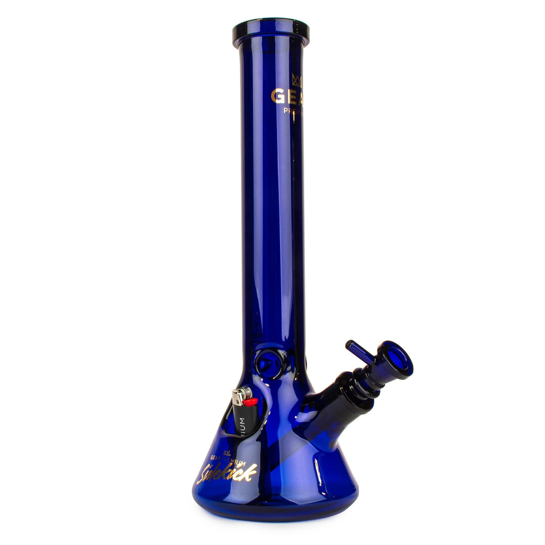 15-Inch Sidekick Beaker Water Pipe with Lighter Holster
