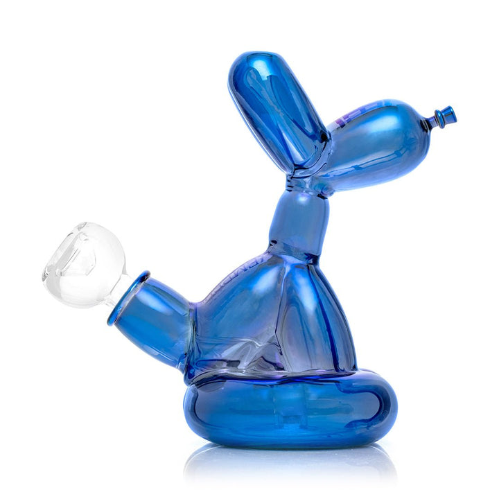 Playful Balloon Dog Glass Water Pipe