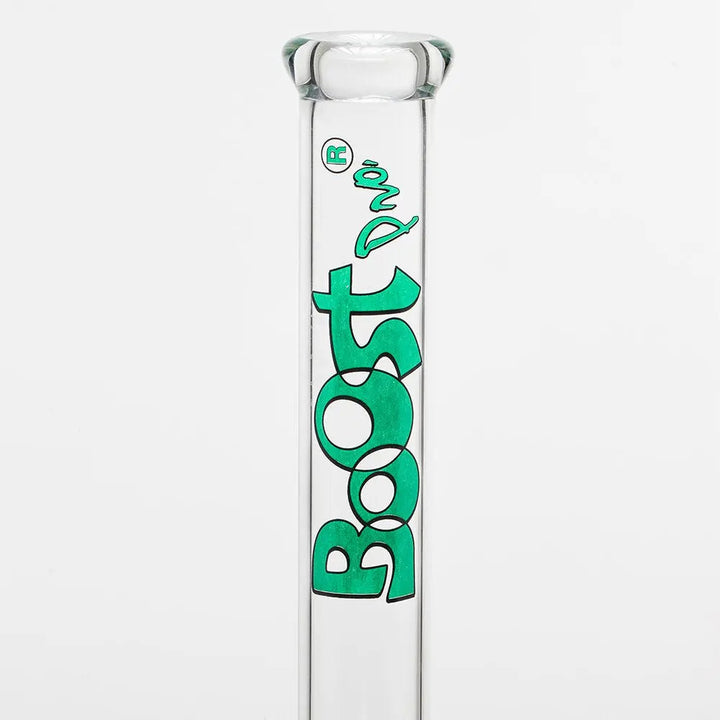 Boost | 17’ Green Beaker Base Glass Water Pipe