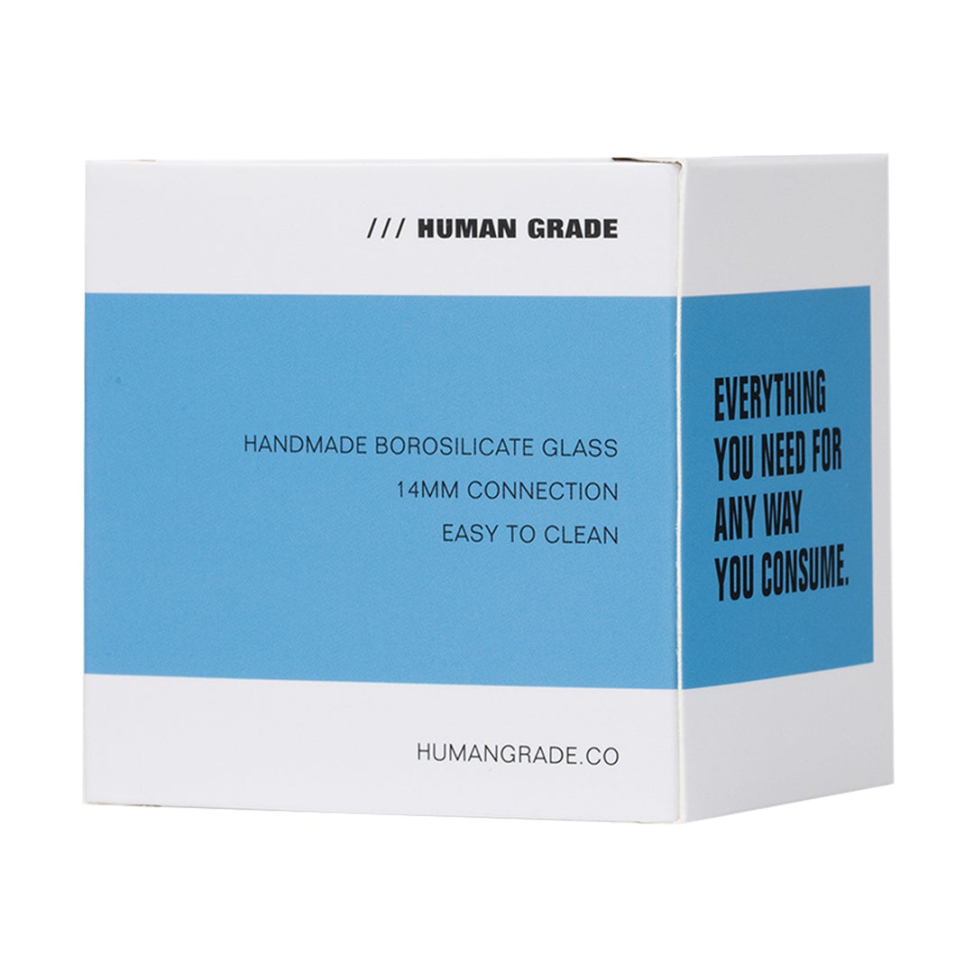 Human Grade Horned 14mm Glass Bowls - 3 Pack