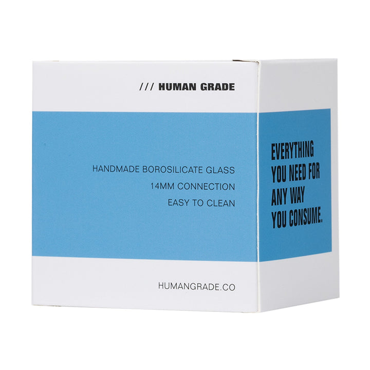 Human Grade Horned 14mm Glass Bowls - 3 Pack
