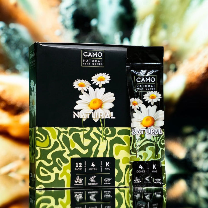 Camo Flavored Cones - 12 Pack Box
