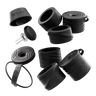 Focus V CARTA Sport Black Swivel Silicone Kit