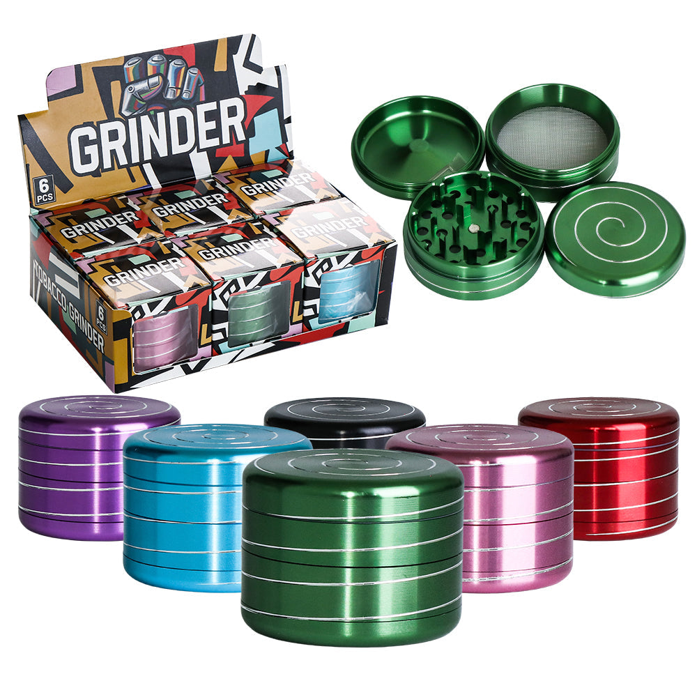 6-Piece Aluminum Spinner Grinder Set