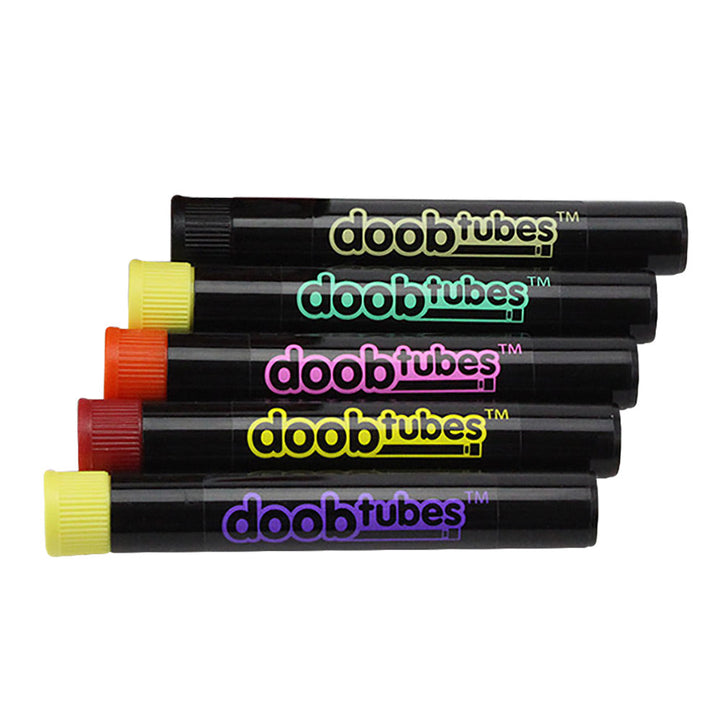 Opaque Black Doobtube Storage Tubes - 25 Pack