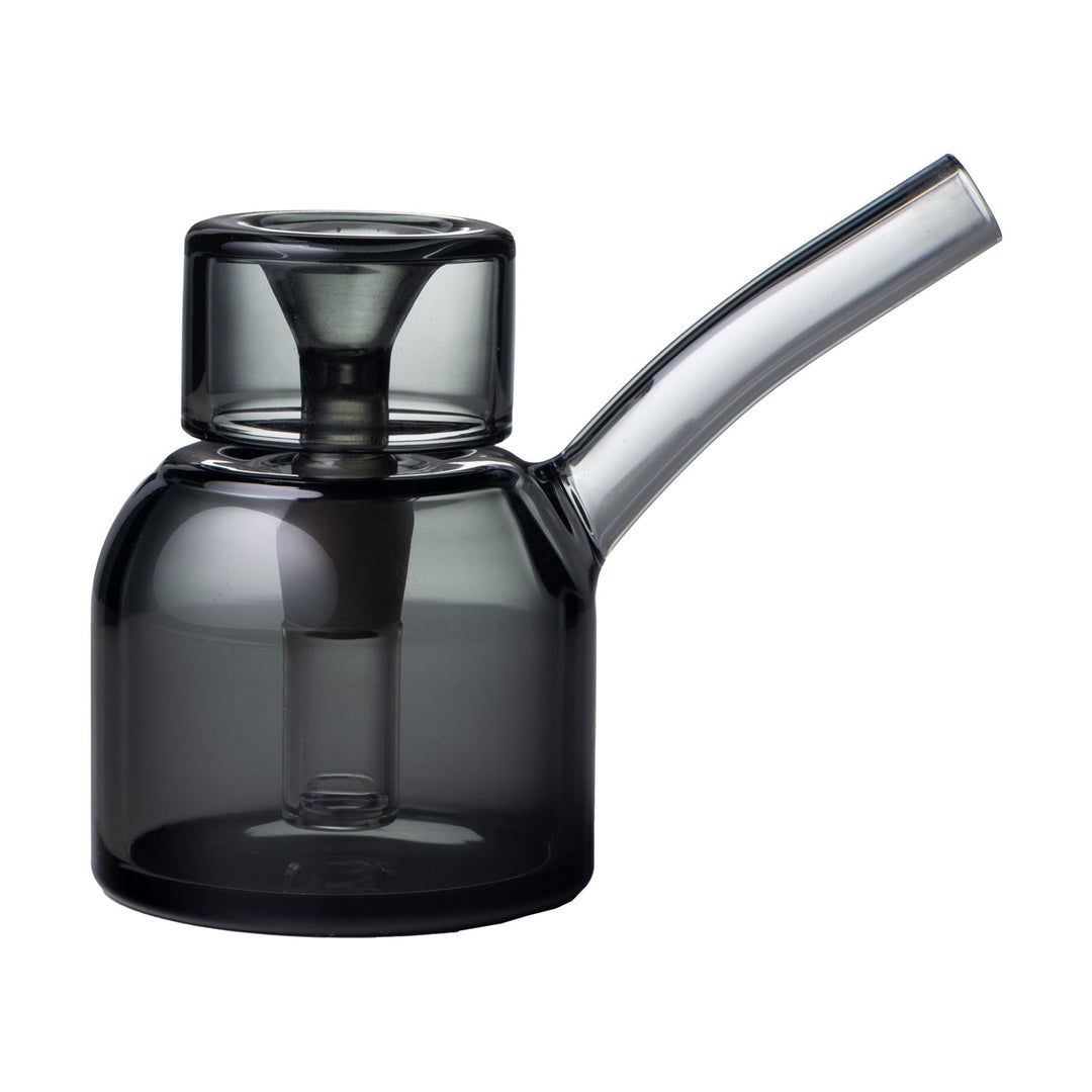 Art Deco Borosilicate Glass Bubbler