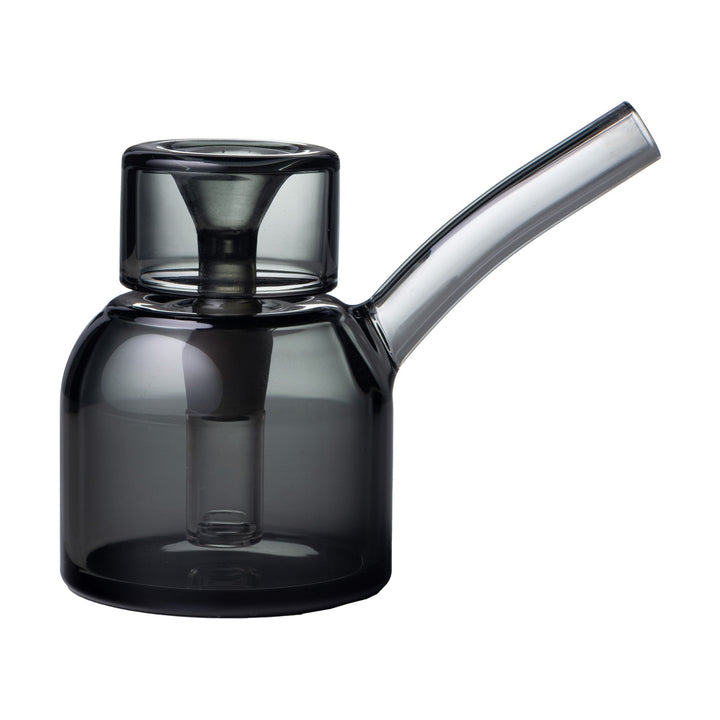 Art Deco Borosilicate Glass Bubbler