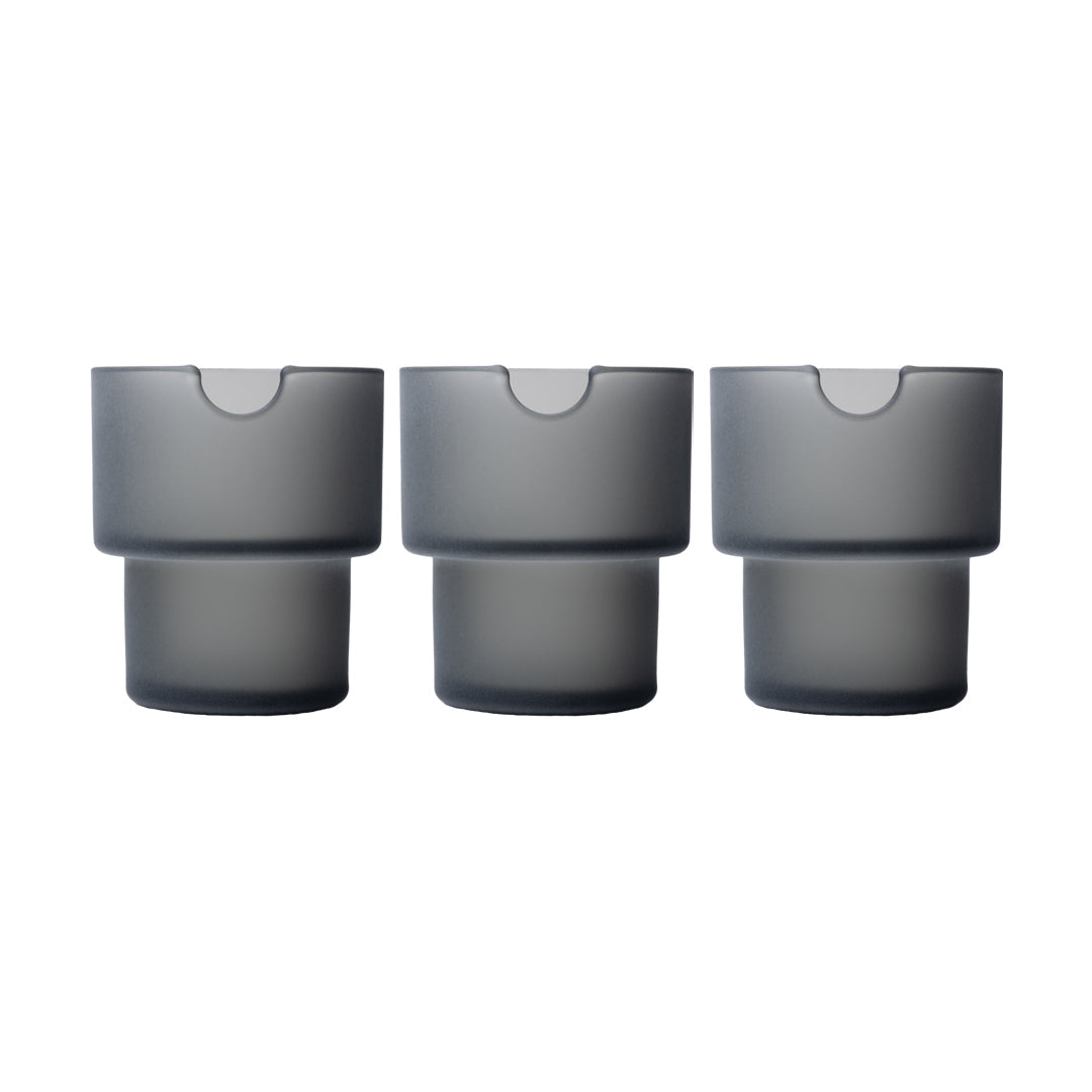 NWTN Home Stackable Glass Ashtray Set