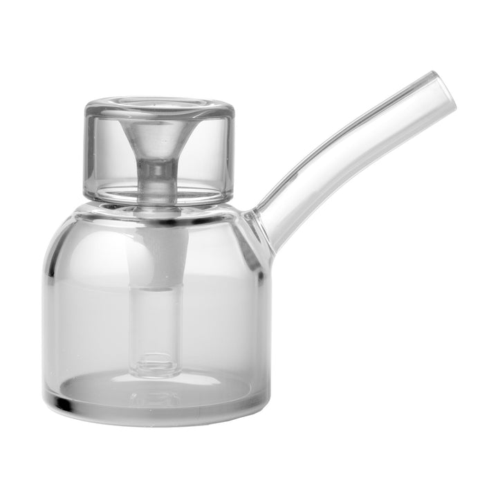 Art Deco Borosilicate Glass Bubbler