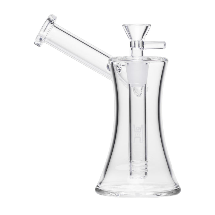 6-Inch Hourglass Bubbler with Sidecar Design