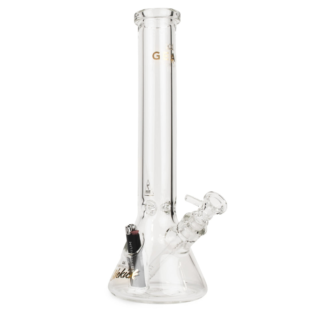 15-Inch Sidekick Beaker Water Pipe with Lighter Holster