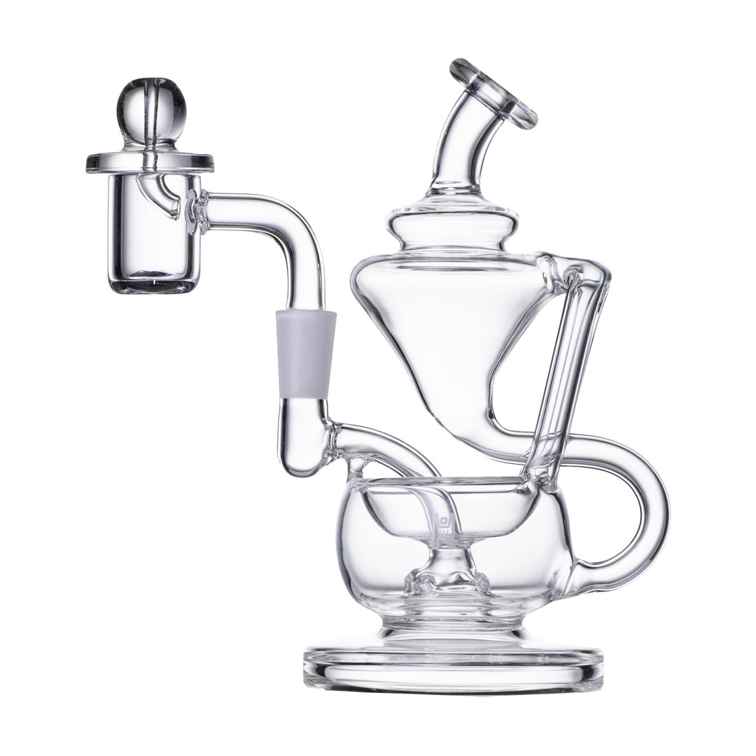 Efficient 5-Inch Borosilicate Recycler Dab Rig