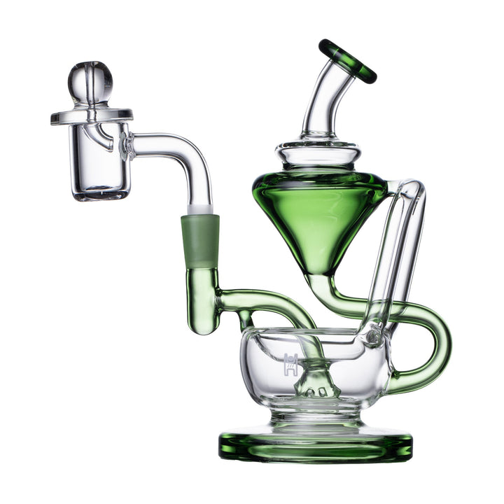 Efficient 5-Inch Borosilicate Recycler Dab Rig