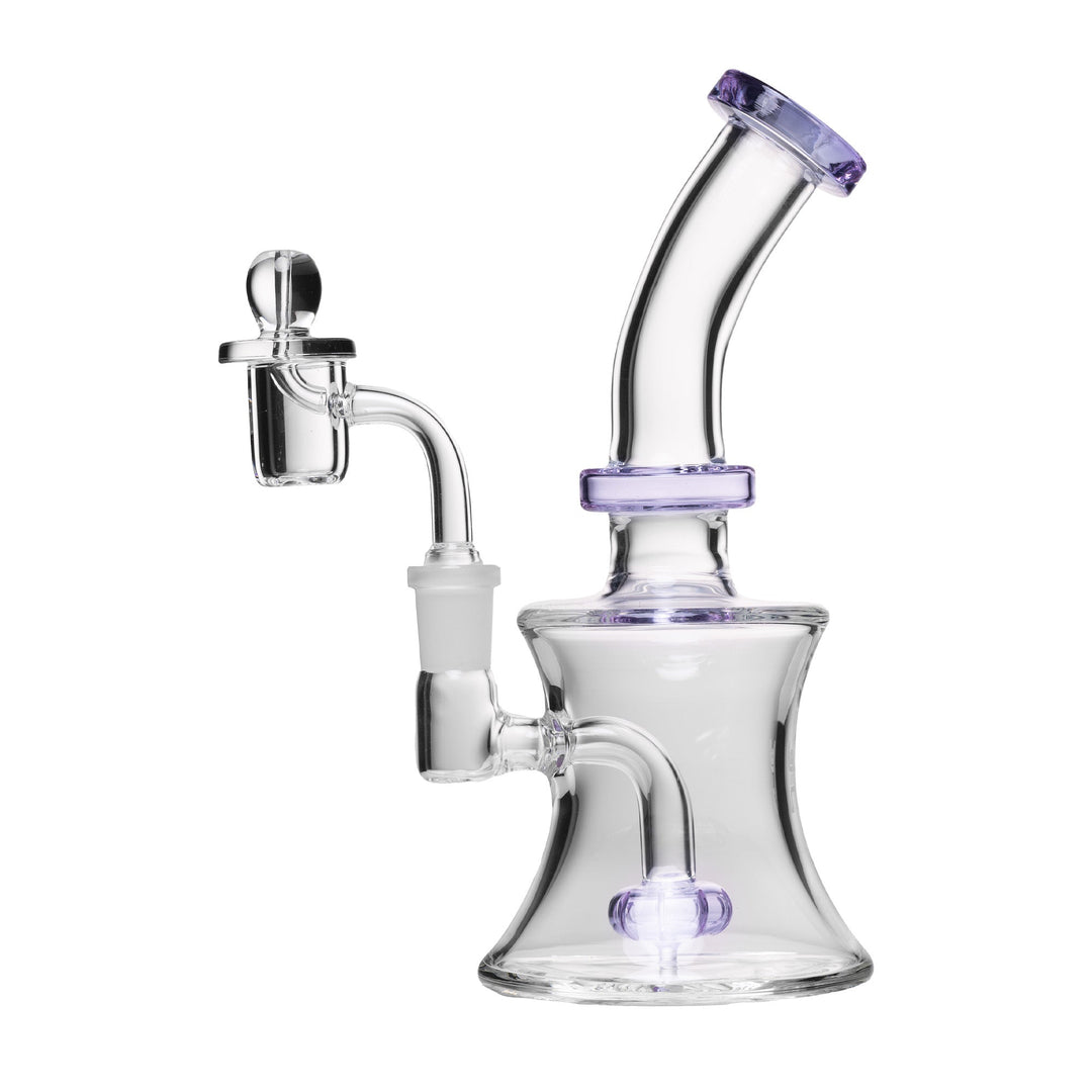 8 Inch Oil Can Dab Rig with Showerhead Perc