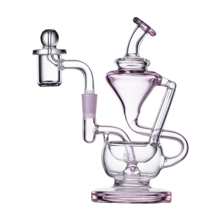 Efficient 5-Inch Borosilicate Recycler Dab Rig
