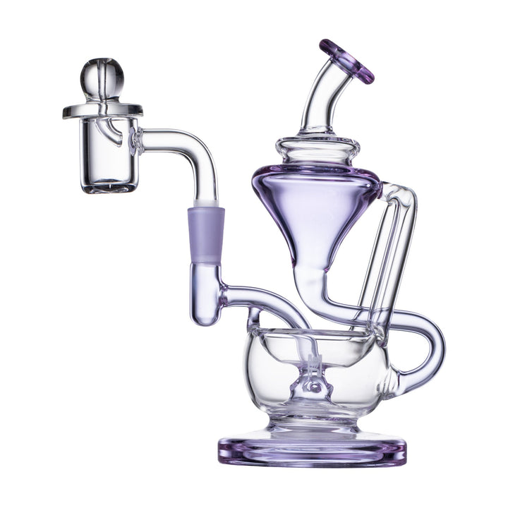 Efficient 5-Inch Borosilicate Recycler Dab Rig