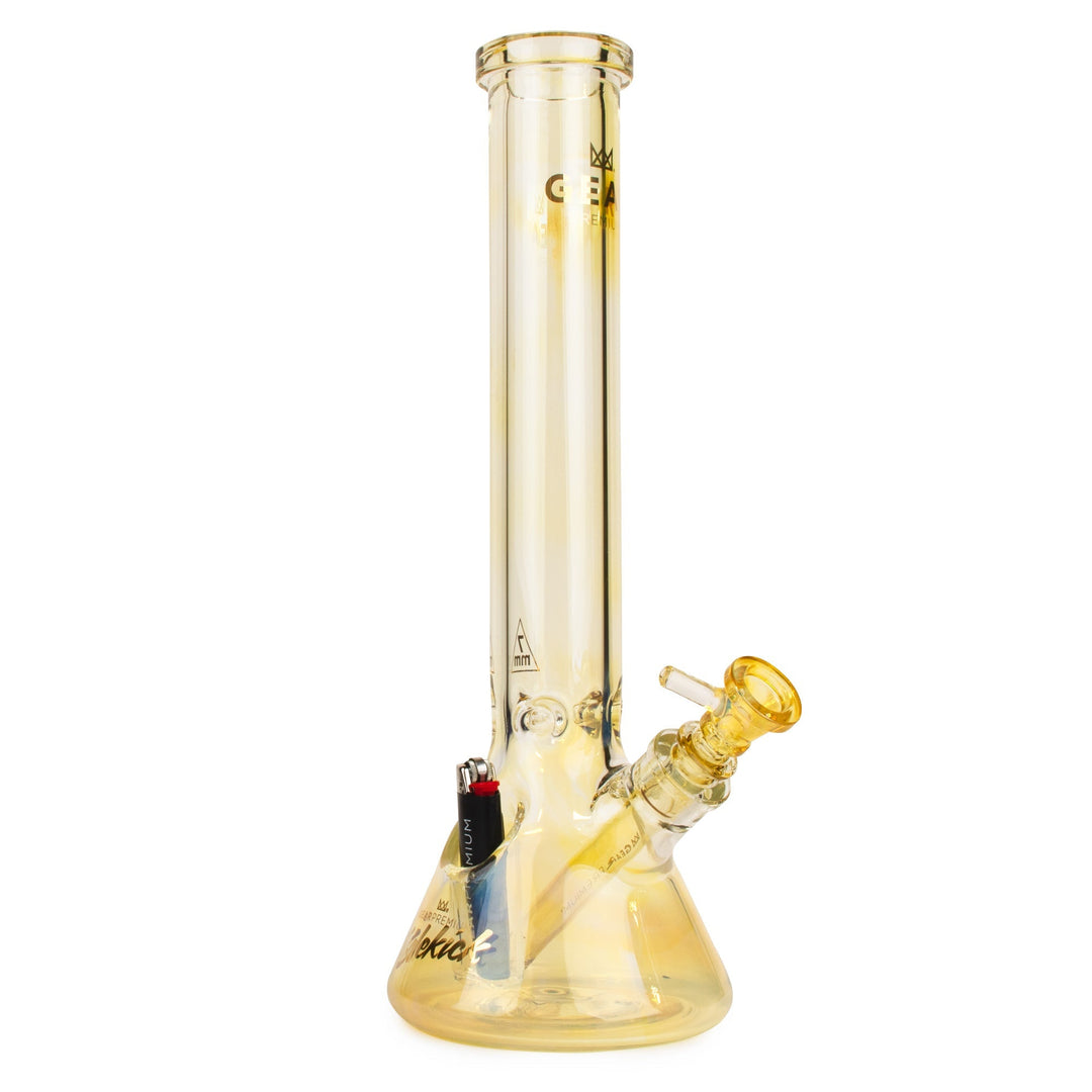 15-Inch Sidekick Beaker Water Pipe with Lighter Holster