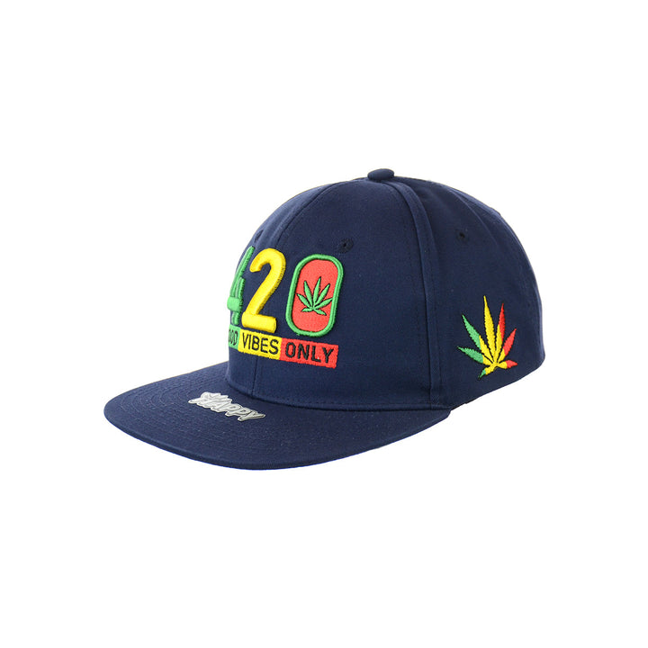 Comfort Cotton Good Vibes Embroidered Snapback