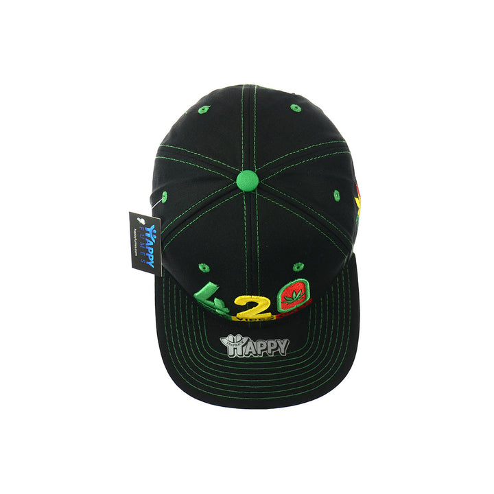 Comfort Cotton Good Vibes Embroidered Snapback