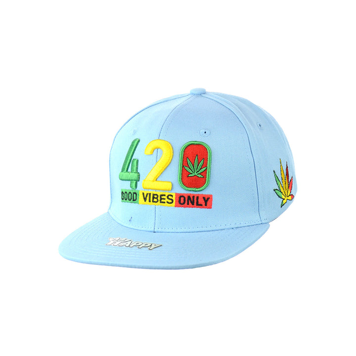 Comfort Cotton Good Vibes Embroidered Snapback