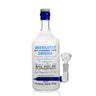 Beaker Water Pipe - Liquor Bottle Design - 10 Inch with 14mm Bowl