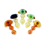 4.5" Silver Fumed Spoon Hand Pipe with Slime Head