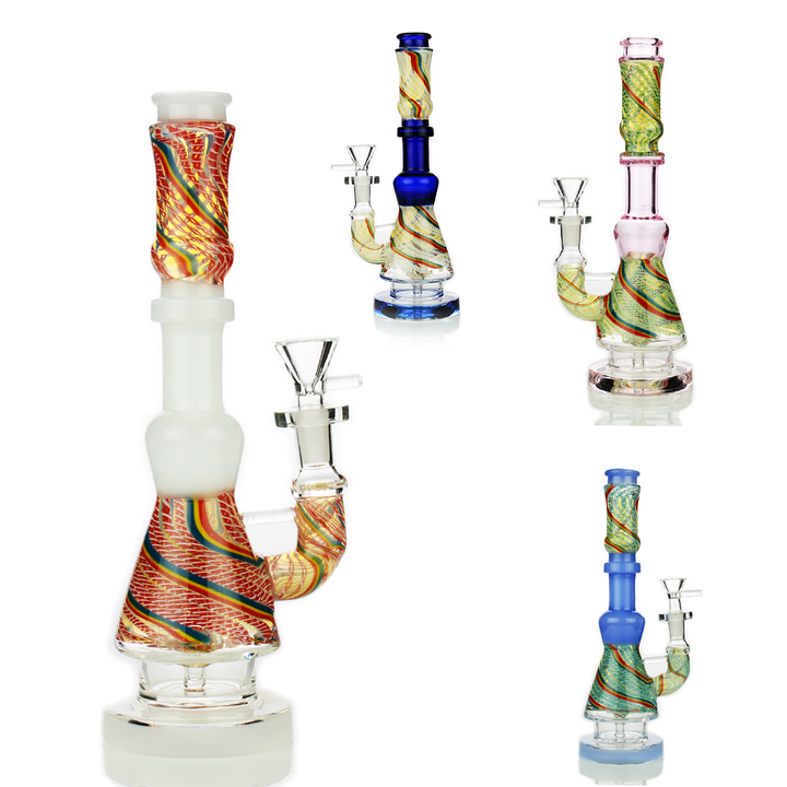 11-Inch Twisted Conical Water Pipe with 14mm Bowl