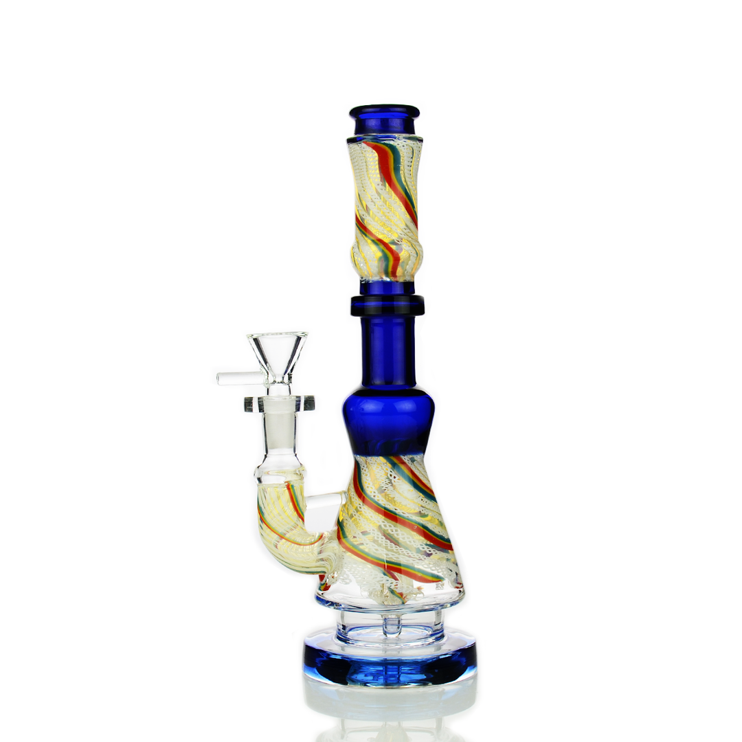 11-Inch Twisted Conical Water Pipe with 14mm Bowl